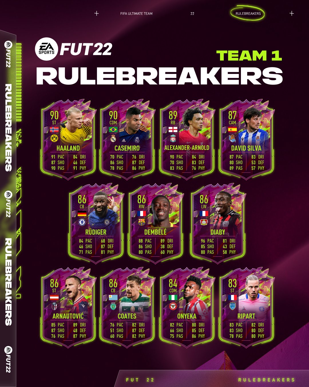FIFA 22 Rulebreakers Team 1