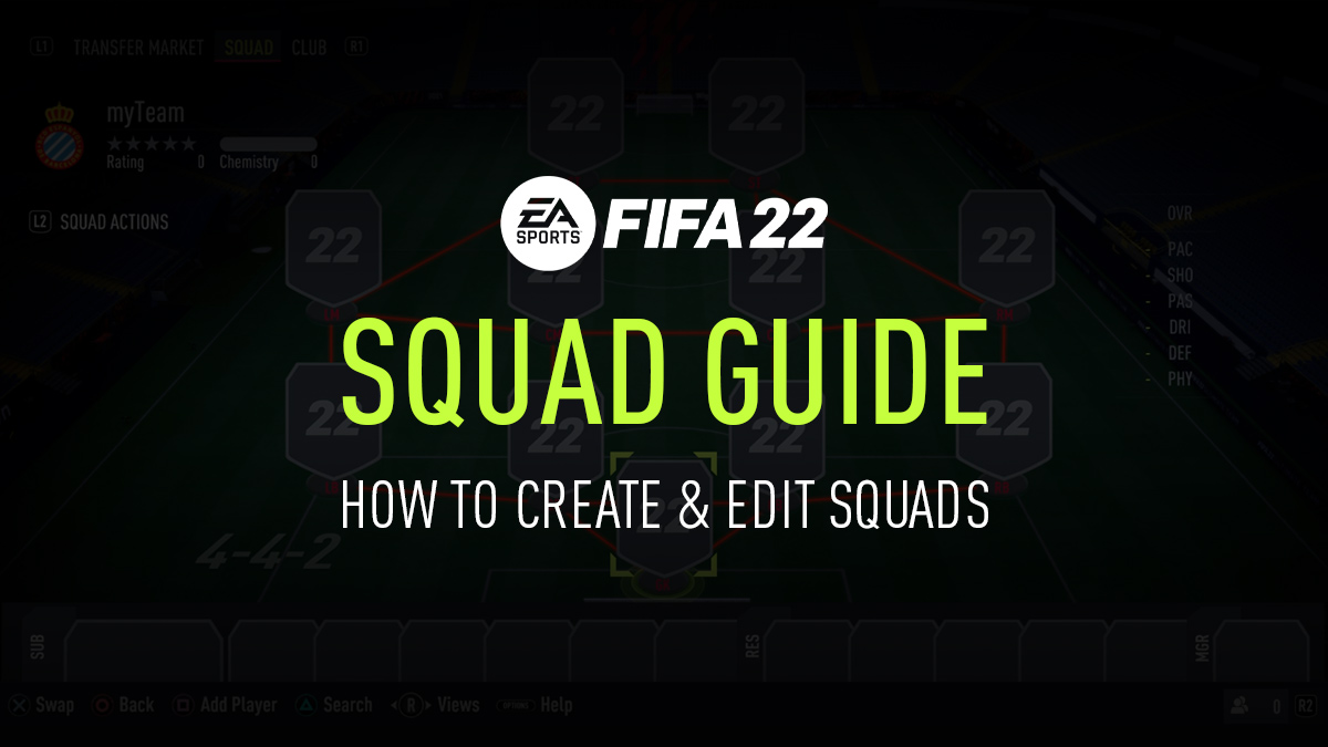 Create Squad FUT 22