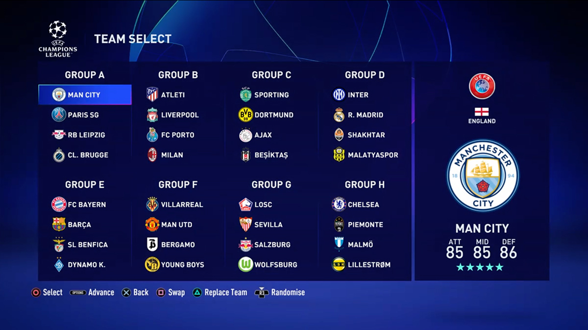UEFA Champions League Tournament - FIFA 22