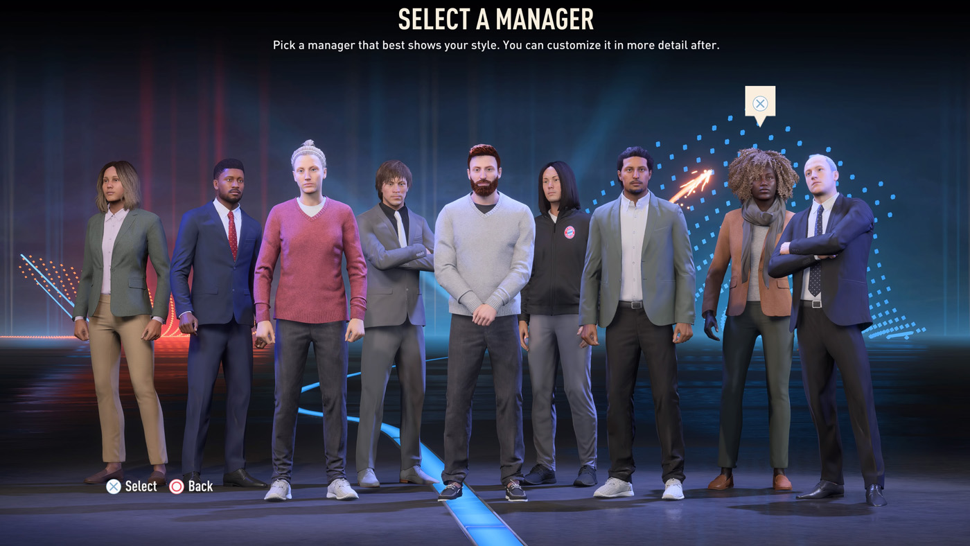 Select a Manager - FIFA 23
