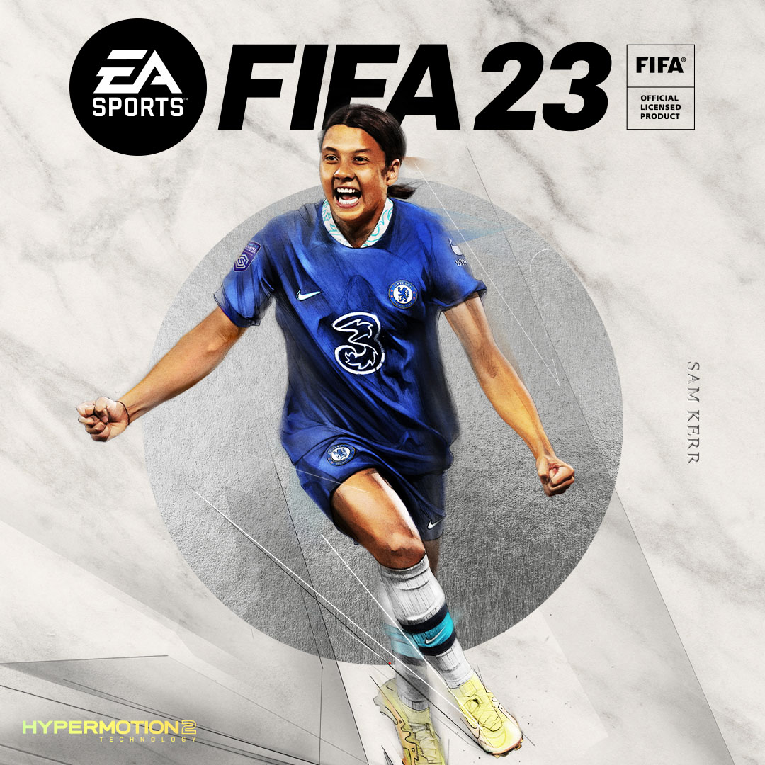 Sam Kerr on FIFA 23 Cover