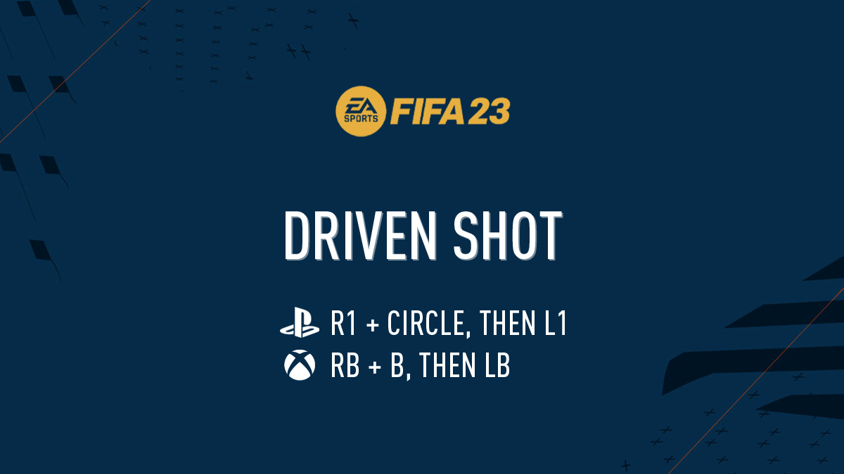 FIFA 23 Driven Shot