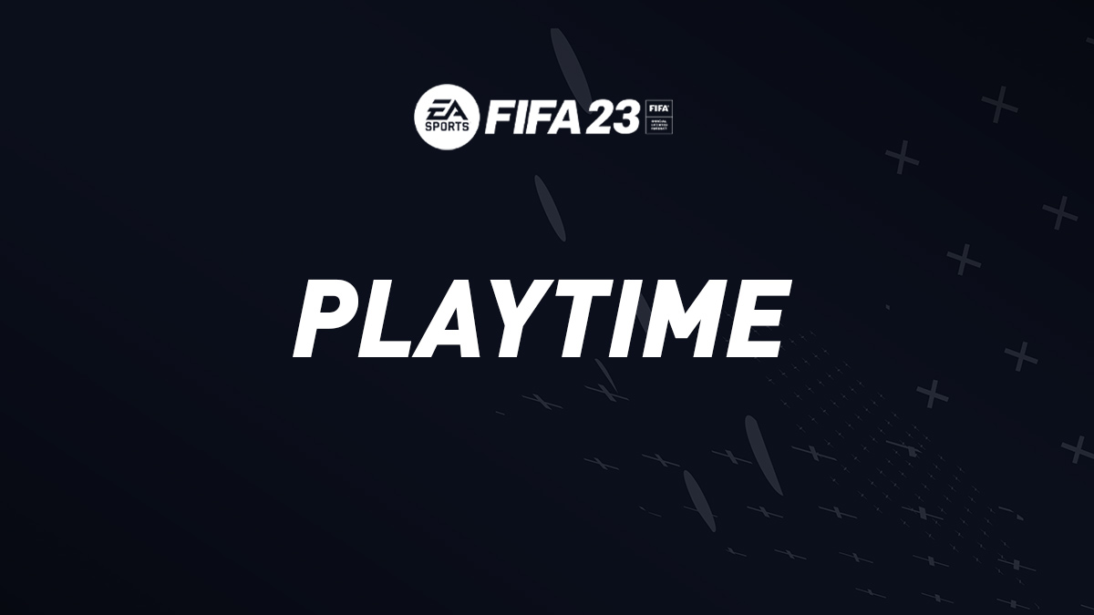 FIFA 23 - How to set your FIFA Playtime