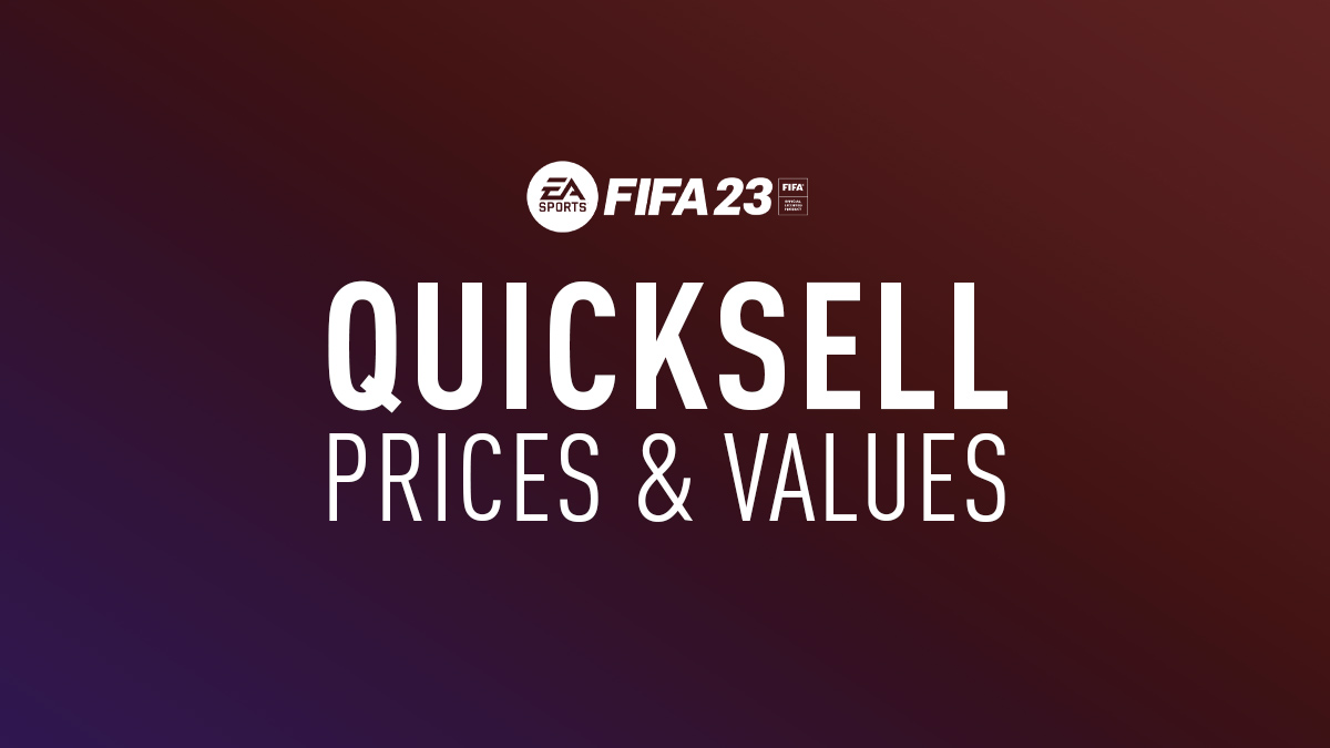 FIFA Quick Sell Values