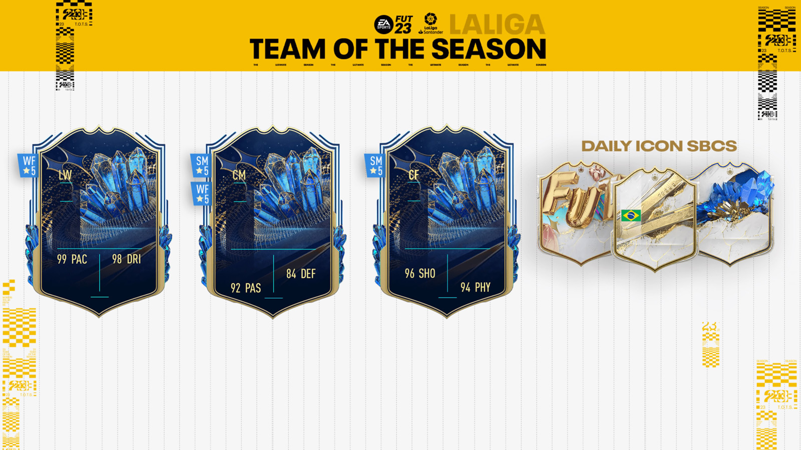 TOTS Daily Icons SBCs