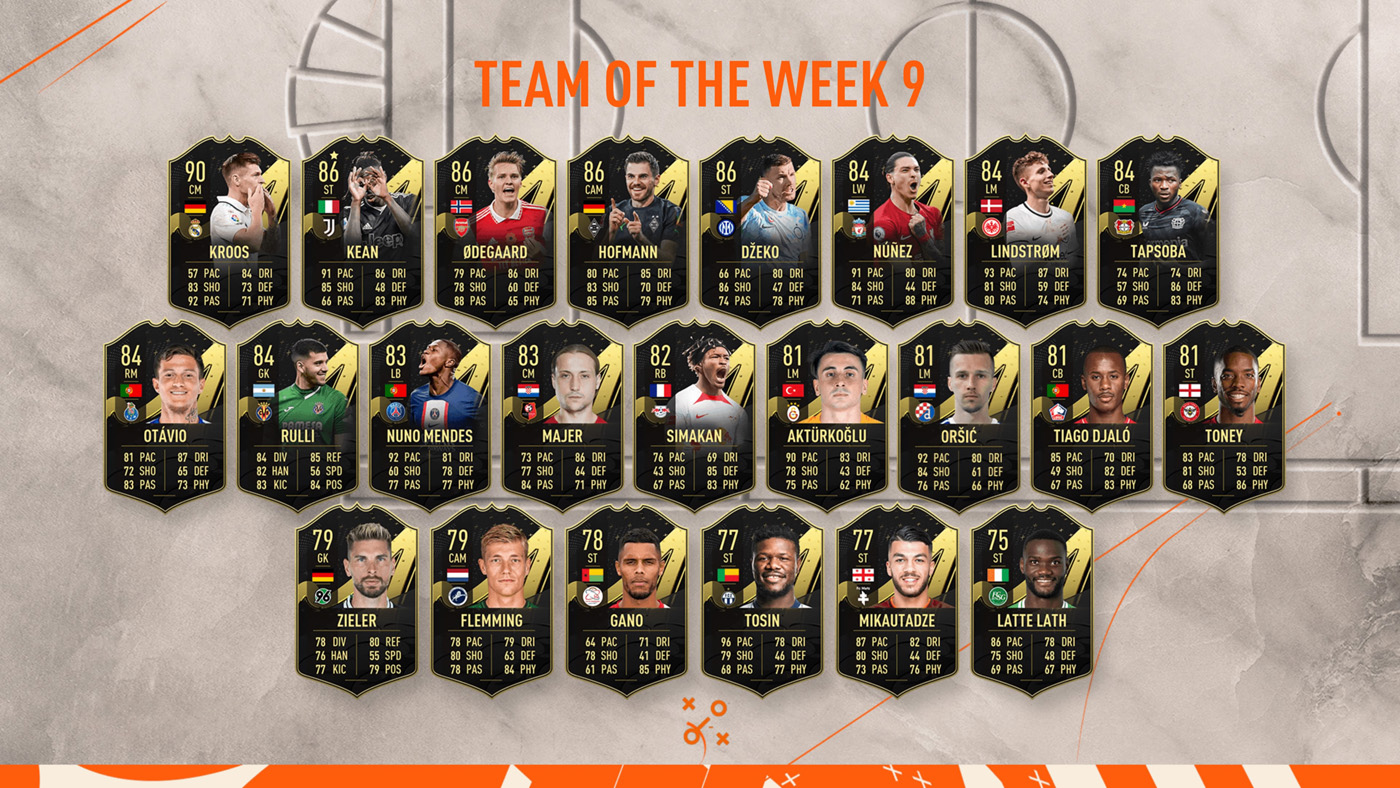 FIFA 23 Team of the Week 9 (TOTW 9)