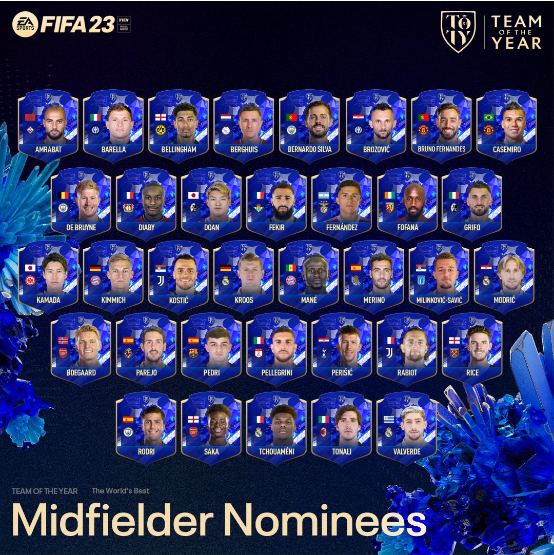 FUT Nominees Midfielders