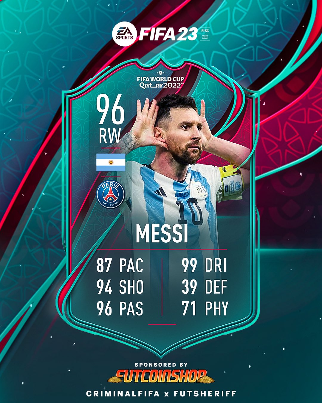 World Cup TOTT Messi
