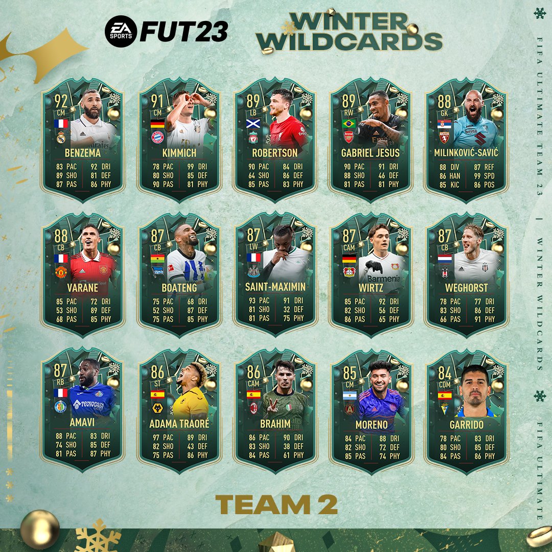 Winter Wildcards Team 2