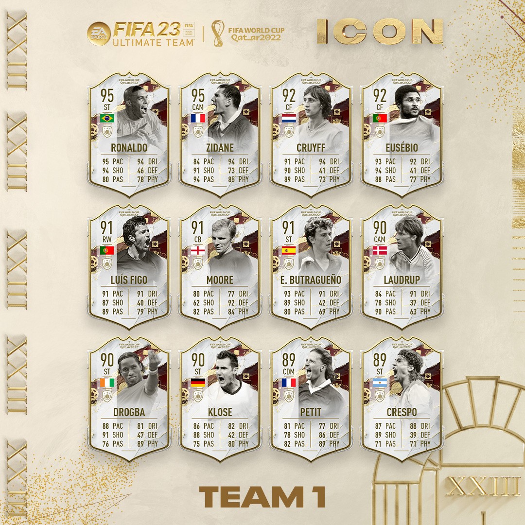 World Cup Icons Team 1