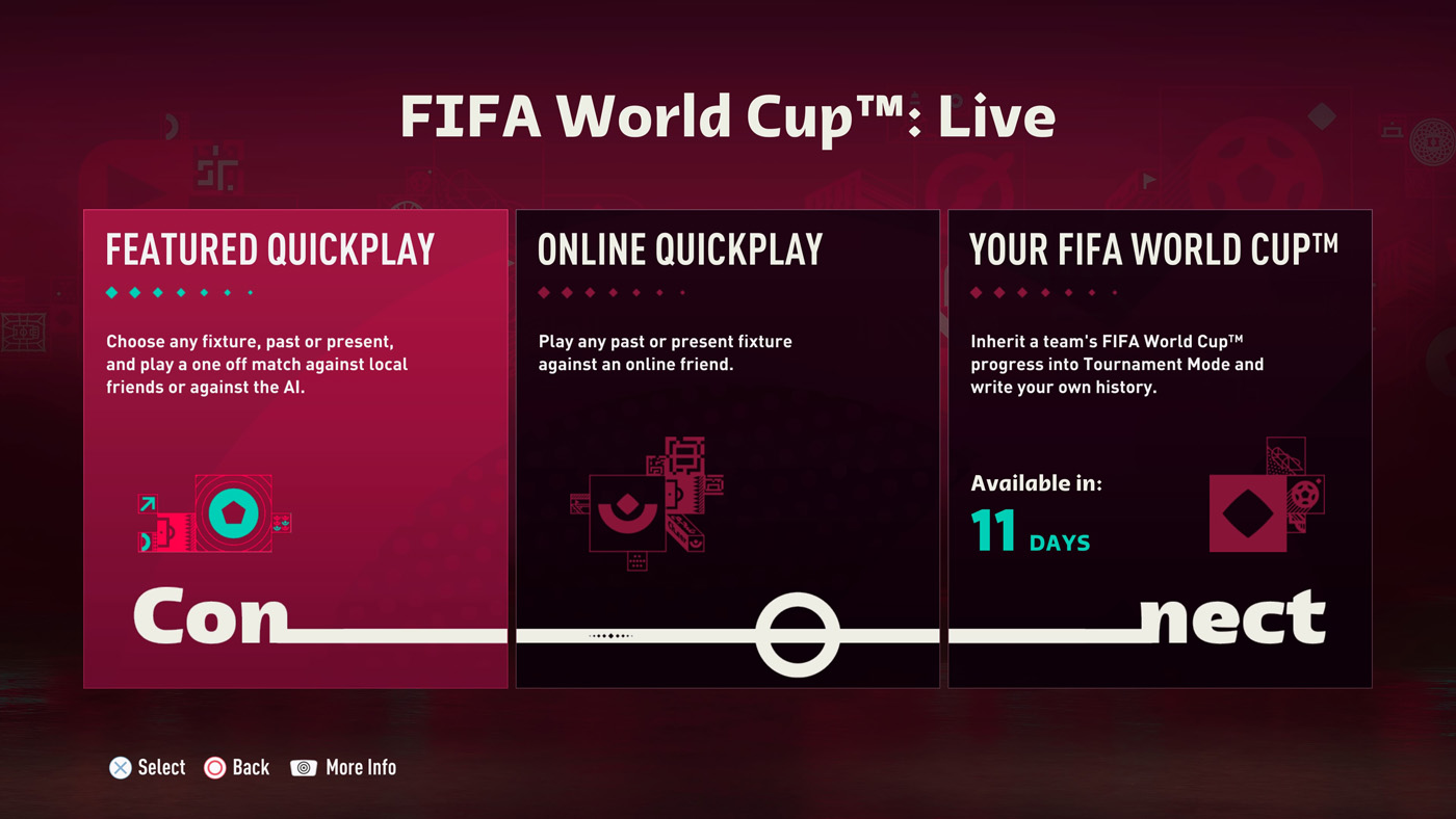 FIFA World Cup Live Menu