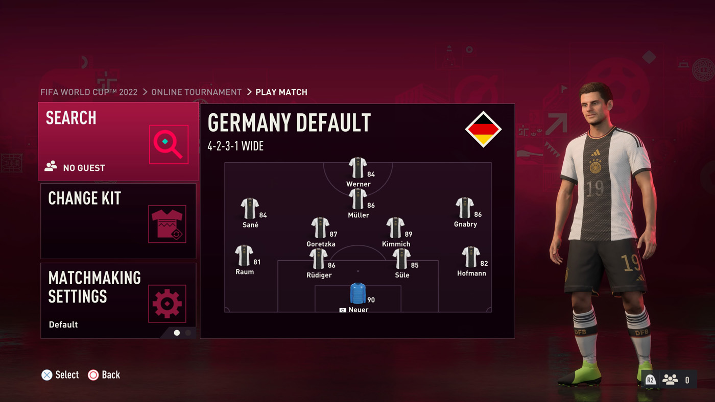 World Cup 2022 Online Tournament Play (Search)