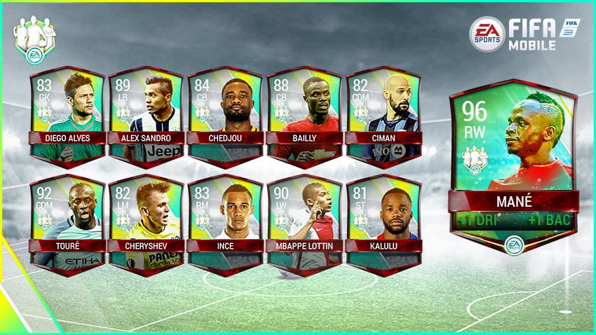 FIFA Mobile Vs Attack Community Team of the Week 5