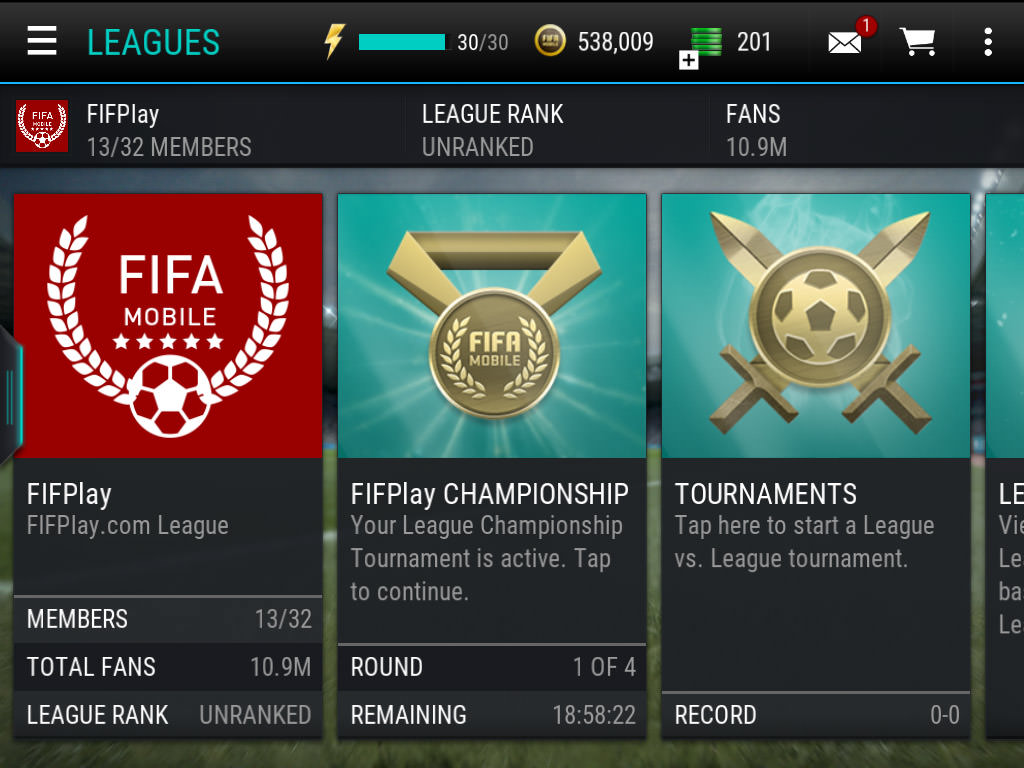 FIFA Mobile Leagues