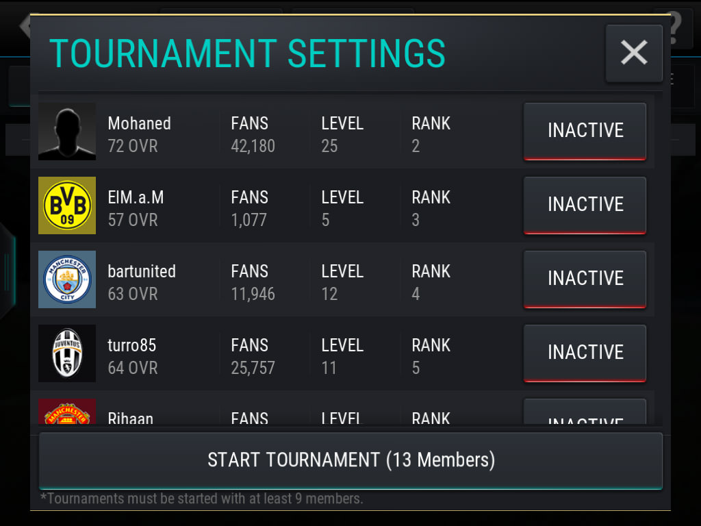 FIFA Mobile Leagues Tournament