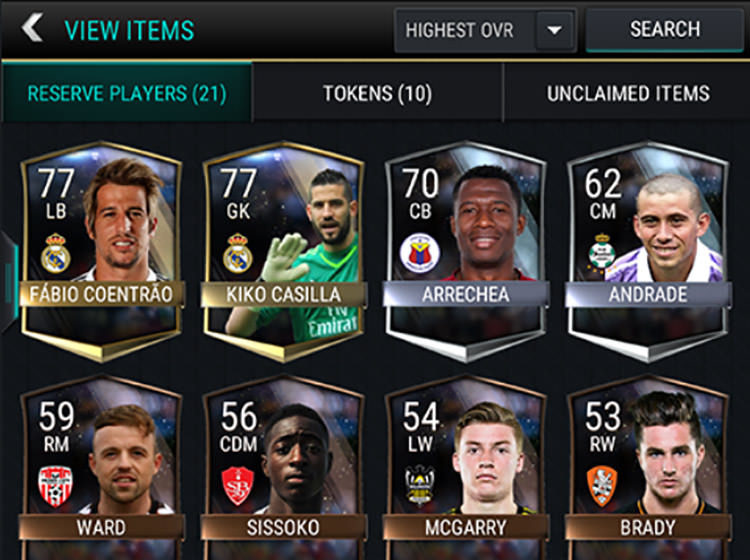 FIFA Mobile User Tiers