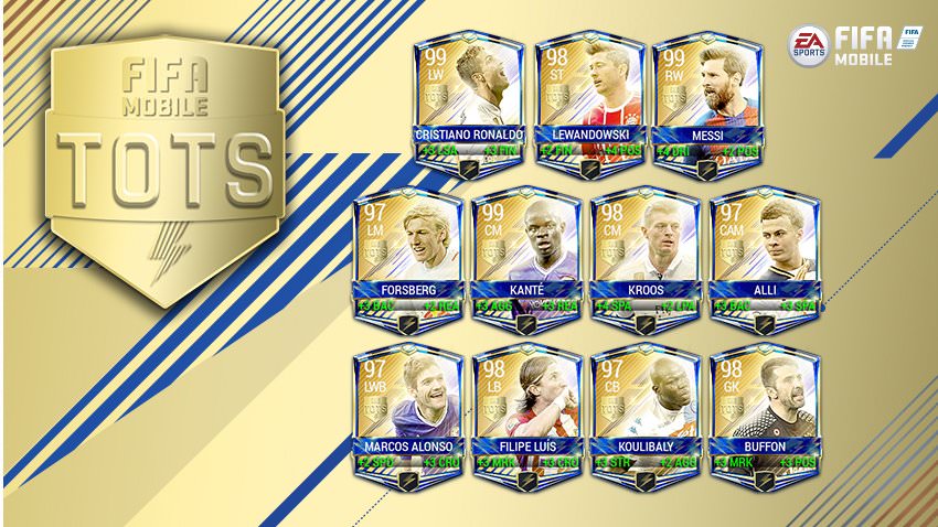 FIFA Mobile TOTS Ultimate Team