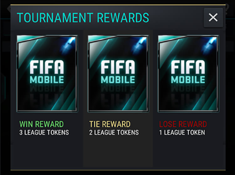 FIFA Mobile Tournaments Rewards