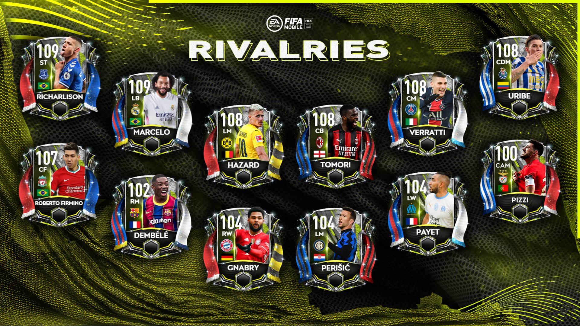 FIFA Mobile Rivalries Players