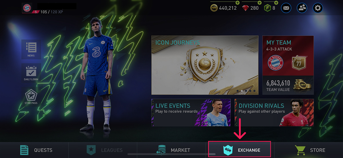 Where to Find FIFA Mobile Exchange