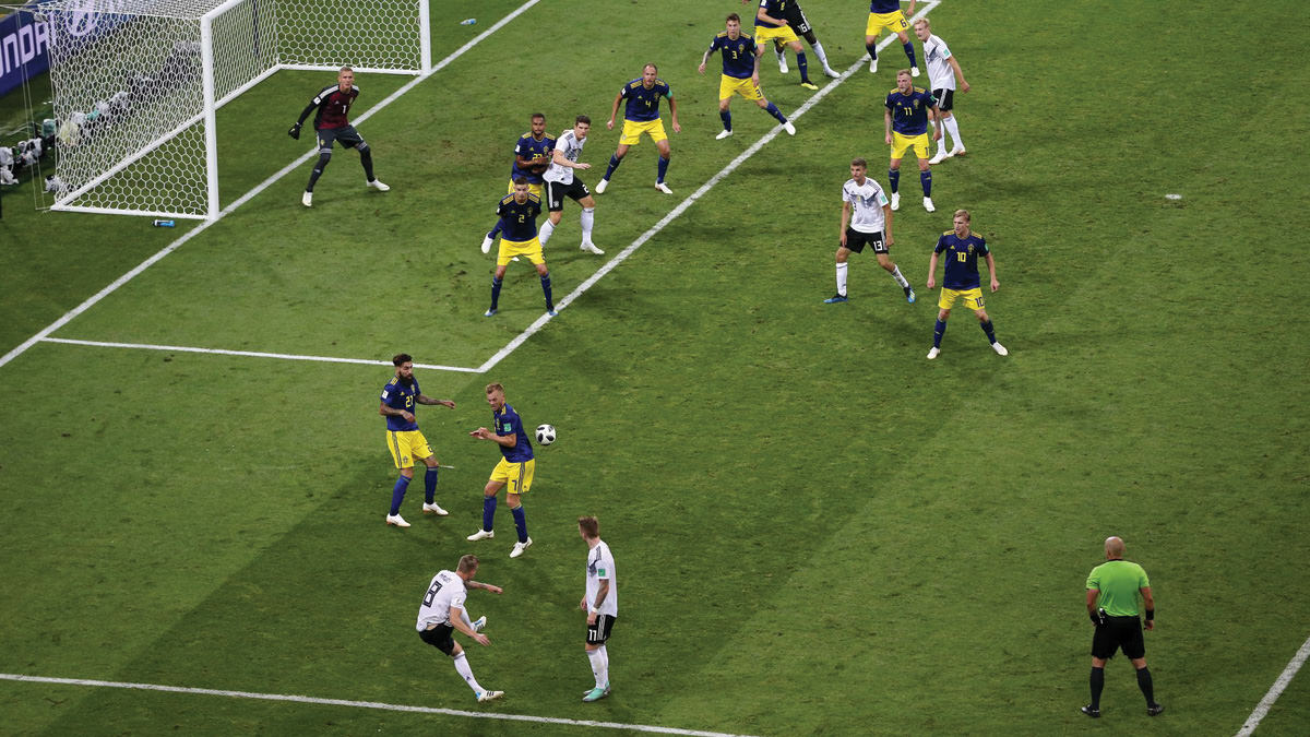 Germany's Toni Kroos Goal against Sweden