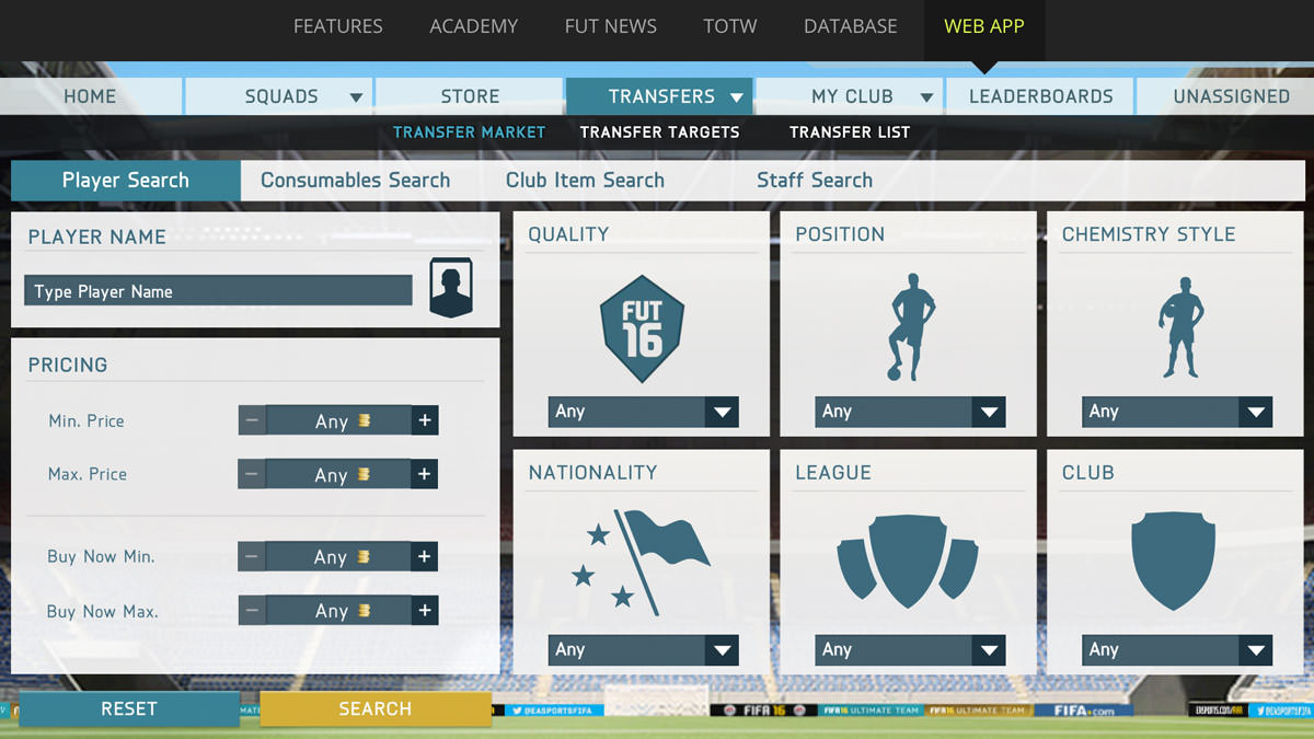 FIFA 16 Ultimate Team™ – Transfer Market, Companion Apps, and Trading FAQ