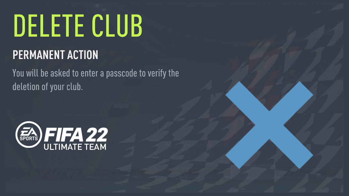 FIFA 22 Ultimate Team 22 - Remove Your Club