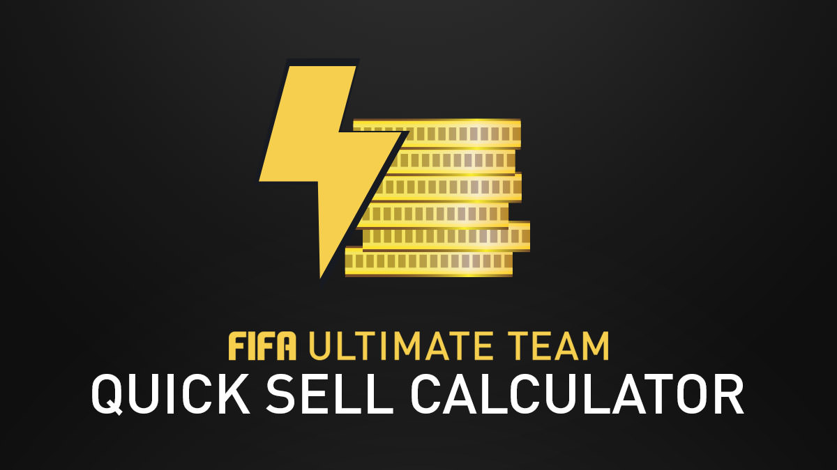 Quick Sell Calculator – FIFA Ultimate Team