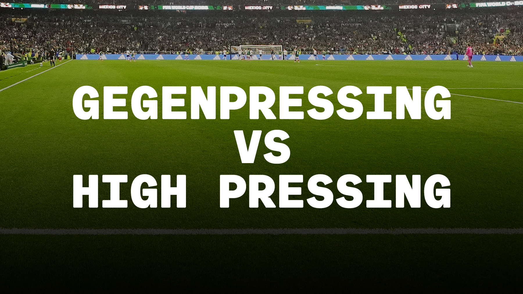 Gegenpressing vs High Pressing