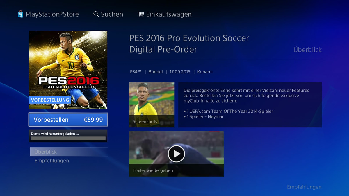 Download Pro Evolution Soccer 2016