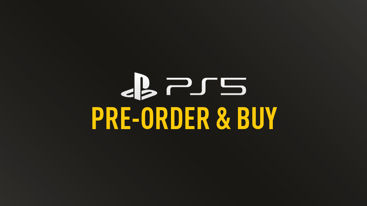 Pre-order PS5