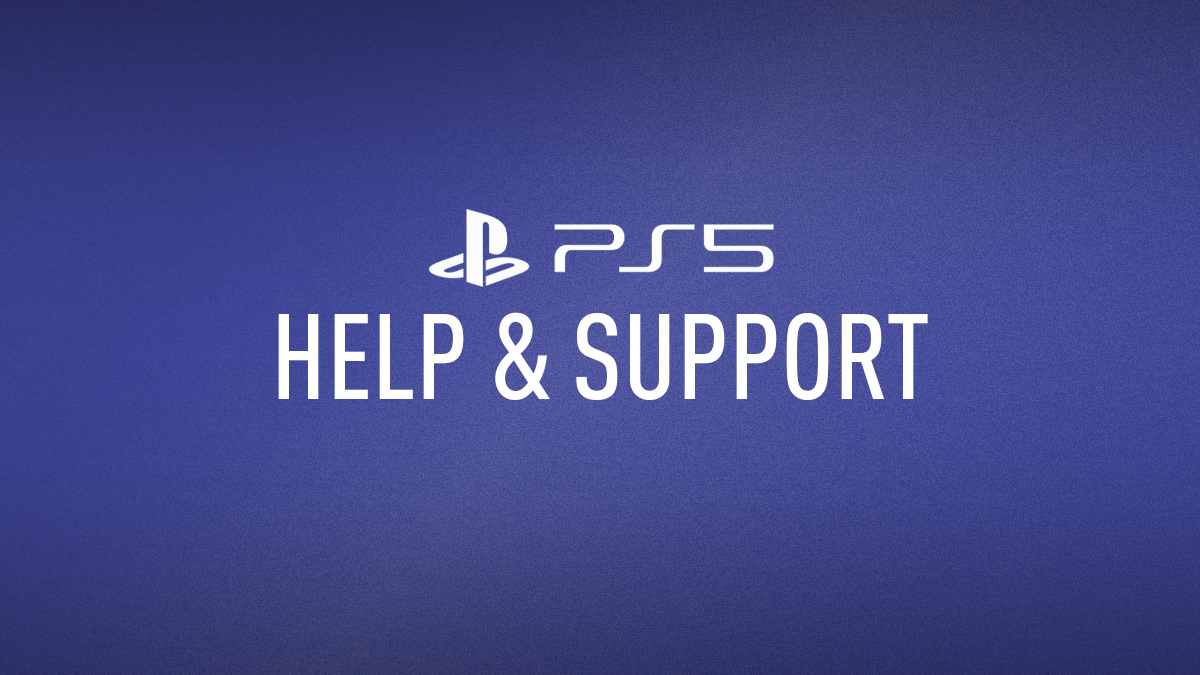 PlayStation®5 Support