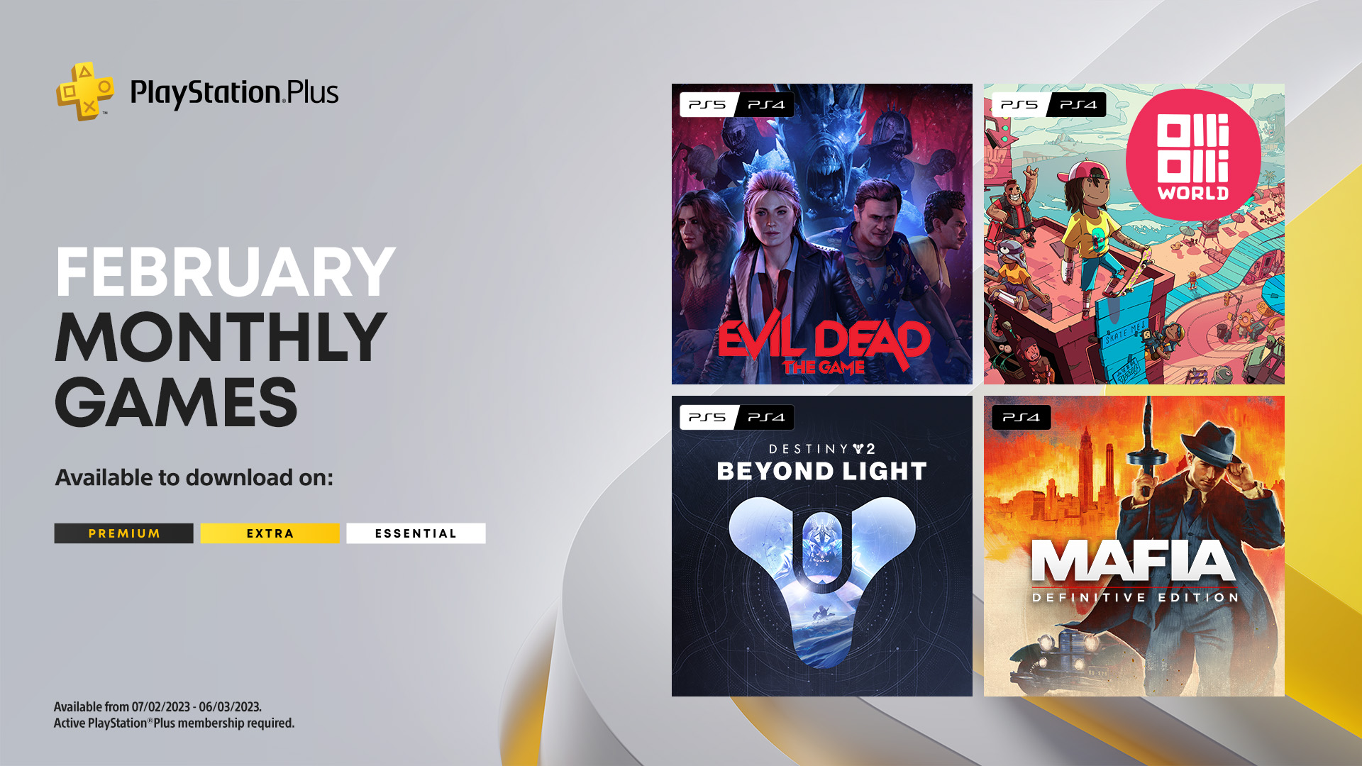 February 2023 PlayStation Plus Free Games