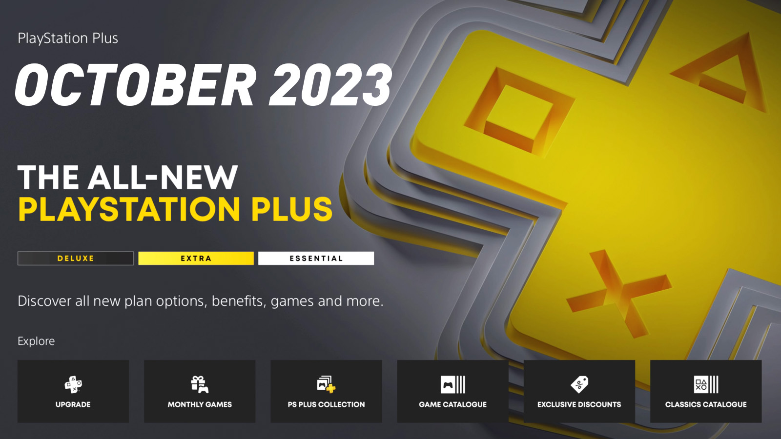 PlayStation Plus Extra - October 2023 (PS+) 